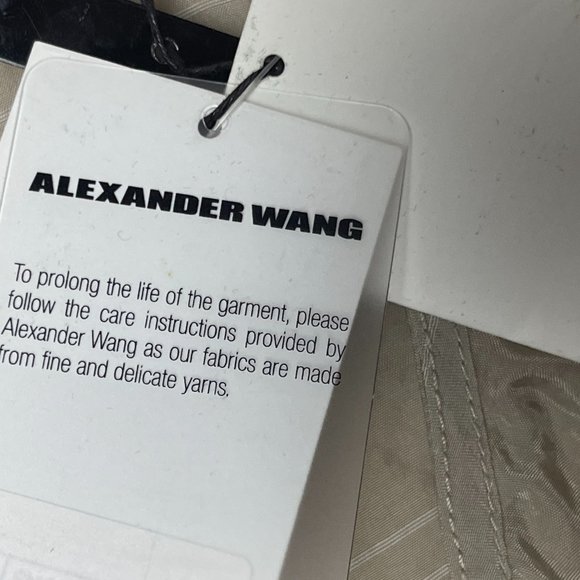 T by Alexander Wang | Dobby Stripe Smoke Romper - Picture 9 of 9